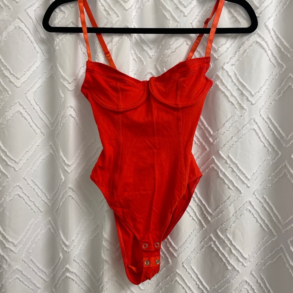 American Apparel Red Bodysuit